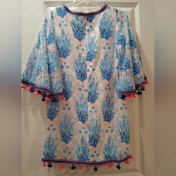NWT Lilly Pulitzer Coral Romper - Picture 7 of 13